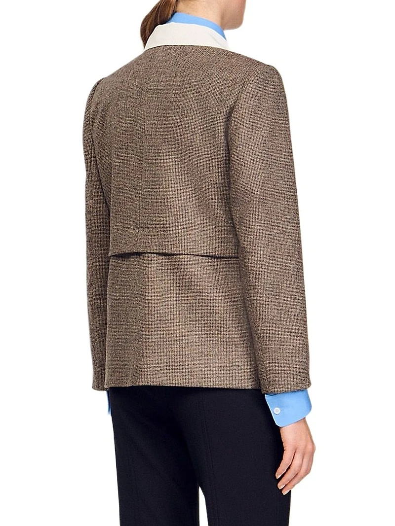 Houndstooth Suit Jacket