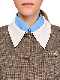 Houndstooth Suit Jacket