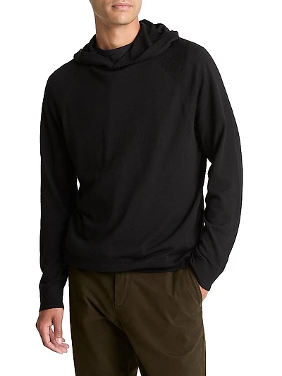 Wool-Cashmere Relaxed-Fit Hoodie