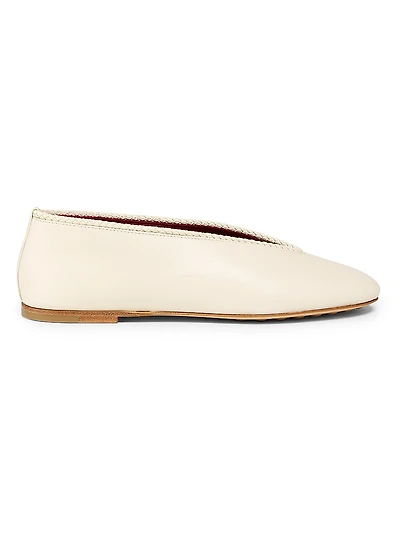 Leather Ballet Flats