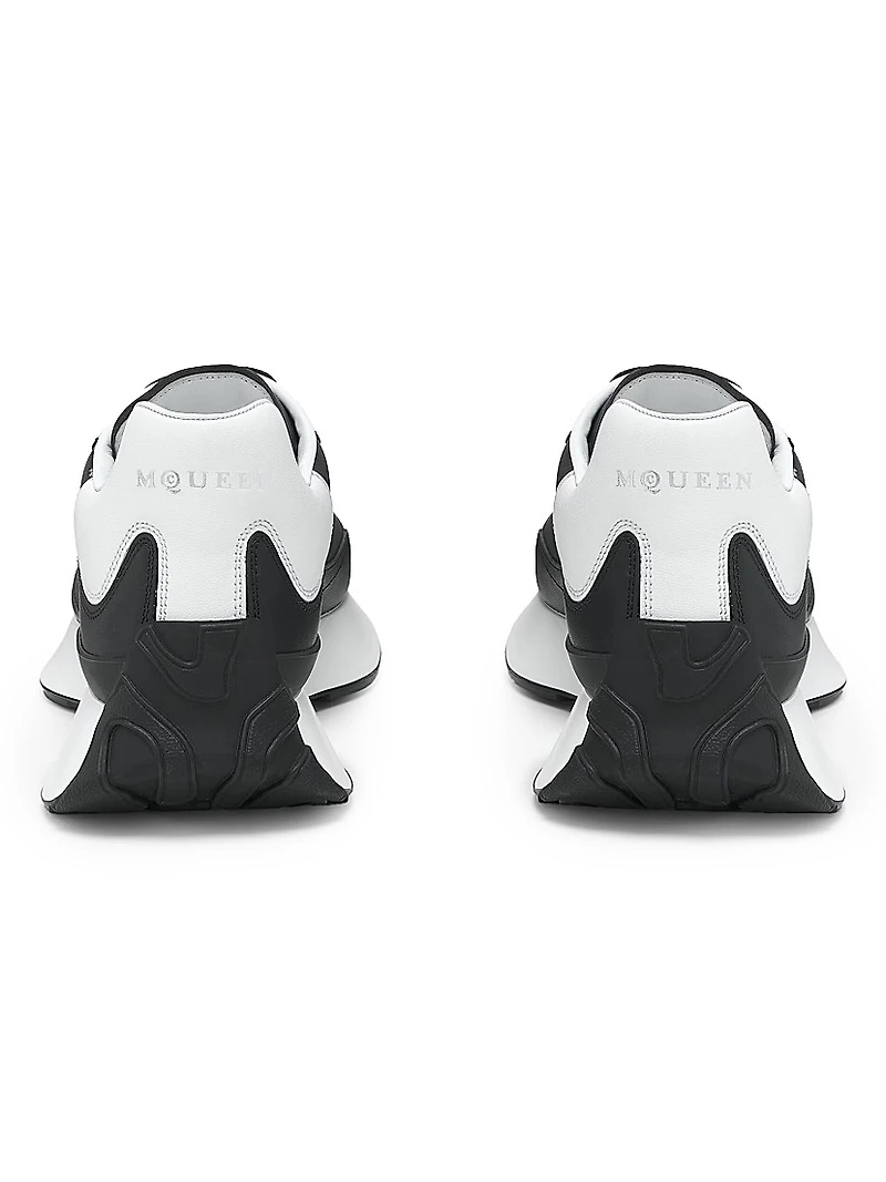 Sprint Runner Leather Low-Top Sneakers