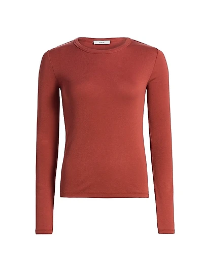 Essential Crewneck Long-Sleeve T-Shirt
