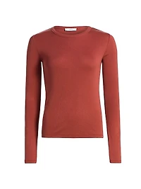 Essential Crewneck Long-Sleeve T-Shirt