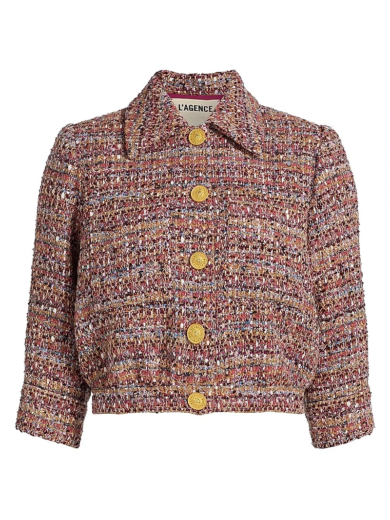 Jia Tweed Cropped Jacket