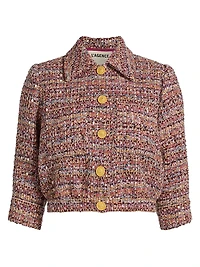 Jia Tweed Cropped Jacket