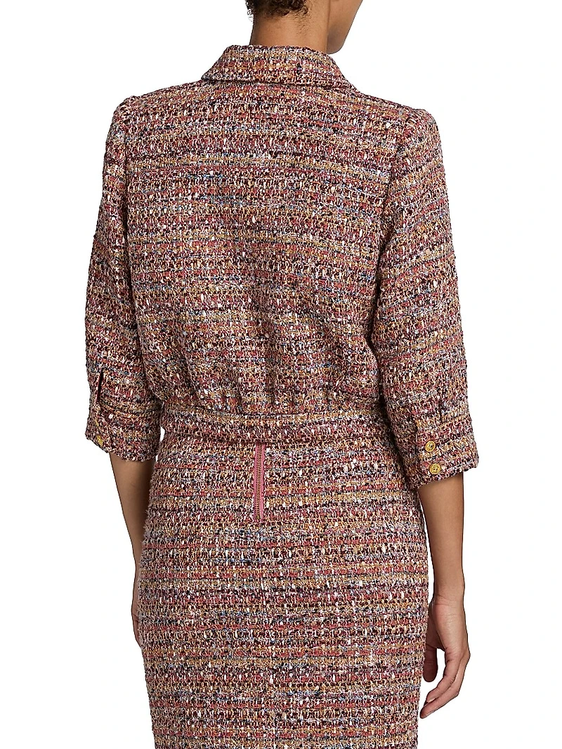 Jia Tweed Cropped Jacket