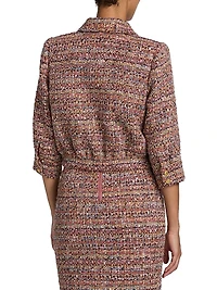 Jia Tweed Cropped Jacket