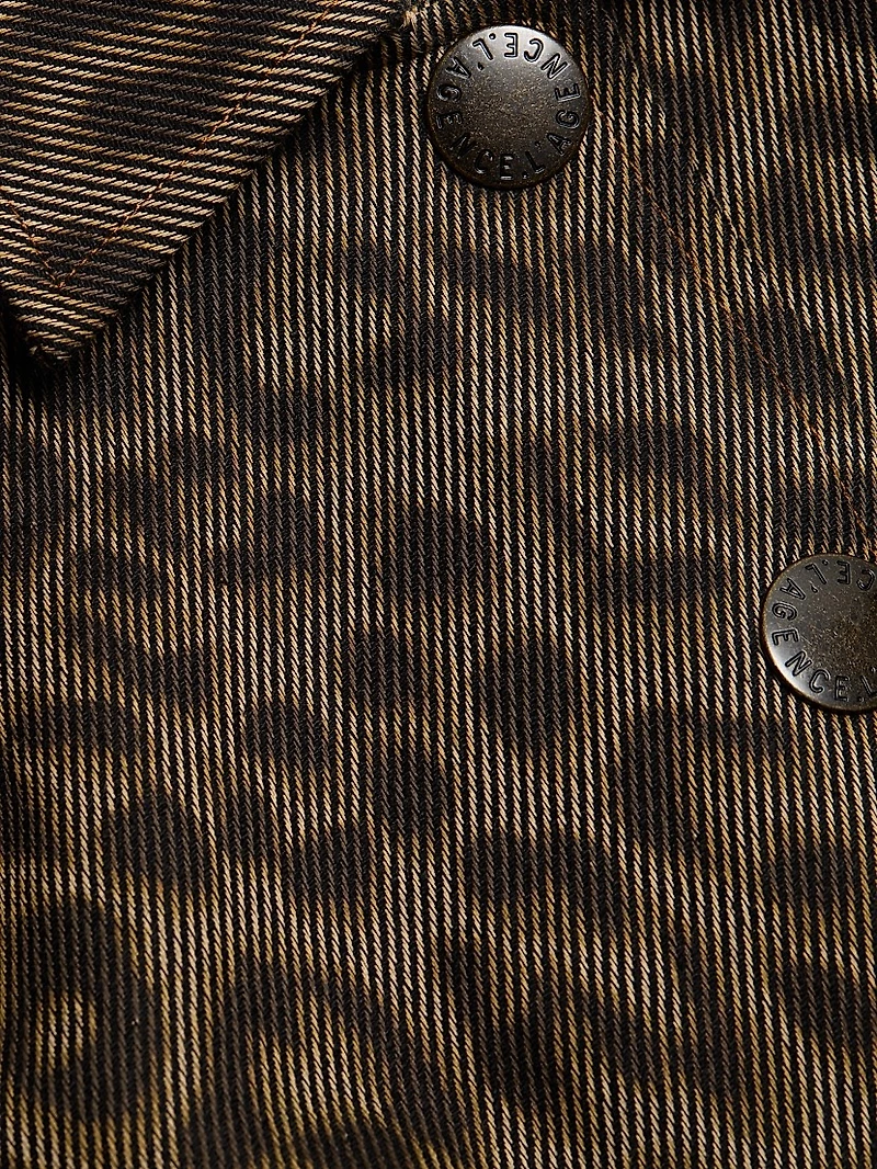 Marla Leopard Print Cropped Jacket