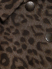 Marla Leopard Print Cropped Jacket