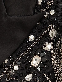 Soma Crystal Chain Blazer