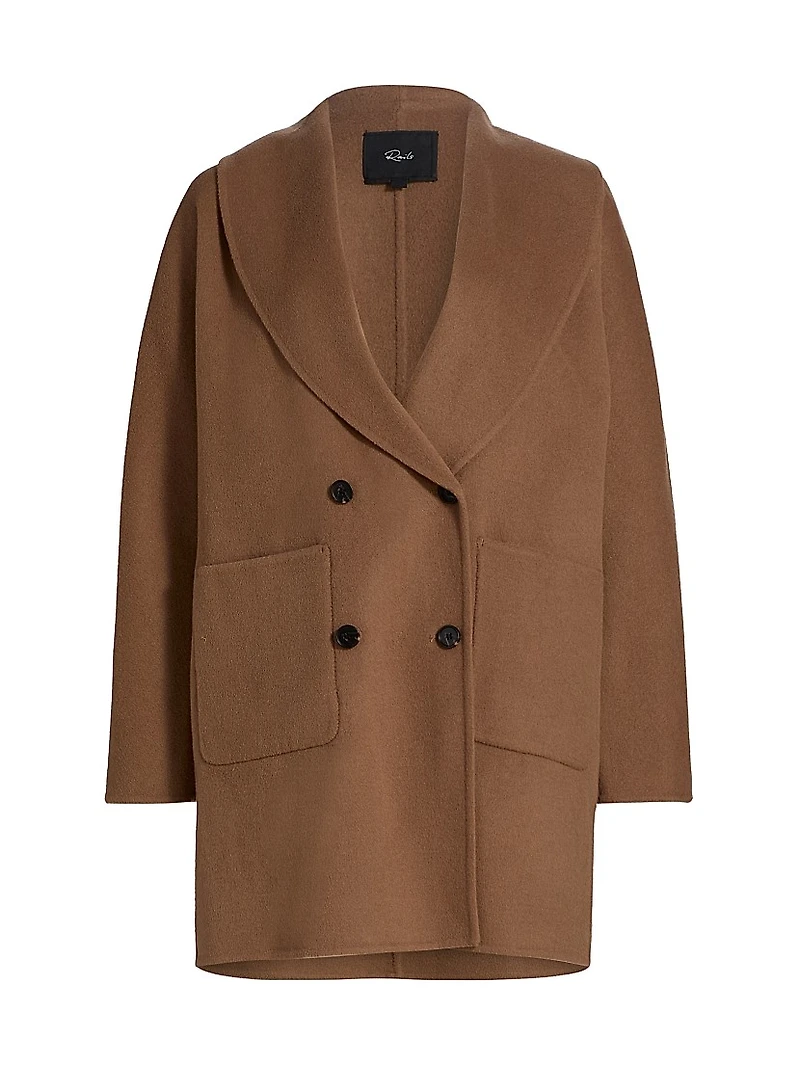 Nily Wool-Blend Double-Breasted Coat