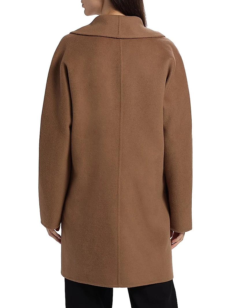 Nily Wool-Blend Double-Breasted Coat