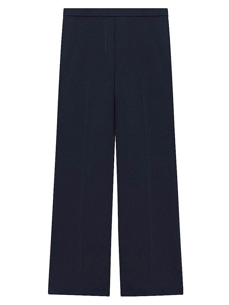 Ankle-Length Wide-Leg Pants
