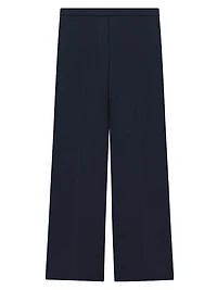 Ankle-Length Wide-Leg Pants