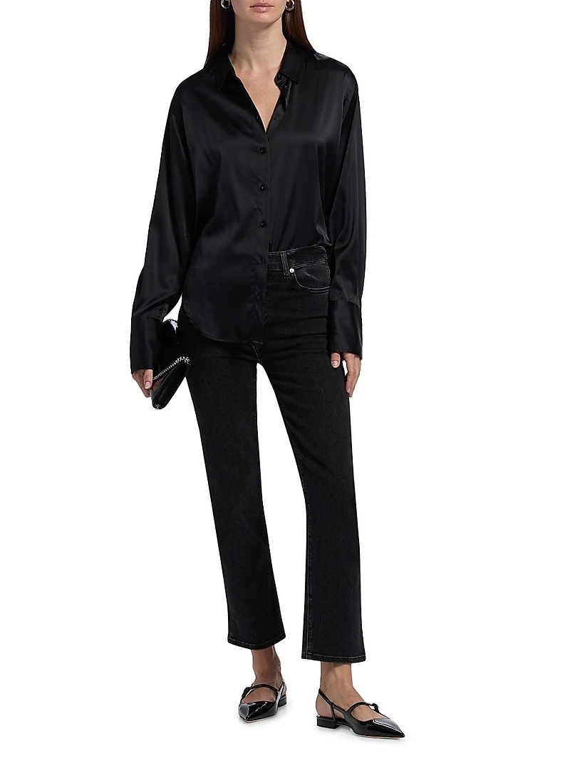 Le Sleek High-Rise Straight Jeans
