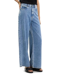 High-Rise Relaxed Wide Jeans