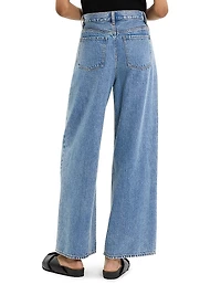 High-Rise Relaxed Wide Jeans