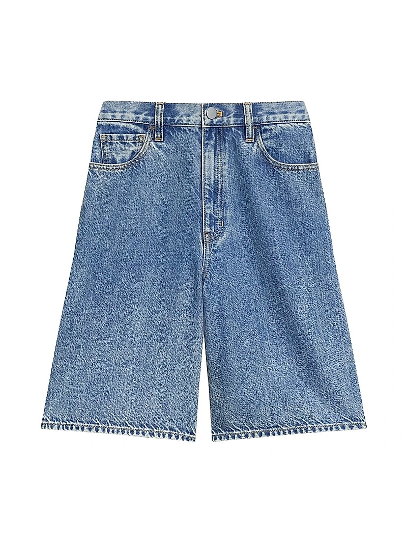 High-Rise Relaxed Jean Shorts
