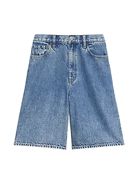 High-Rise Relaxed Jean Shorts