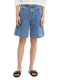 High-Rise Relaxed Jean Shorts