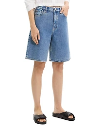 High-Rise Relaxed Jean Shorts