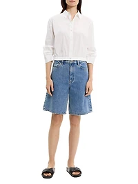 High-Rise Relaxed Jean Shorts