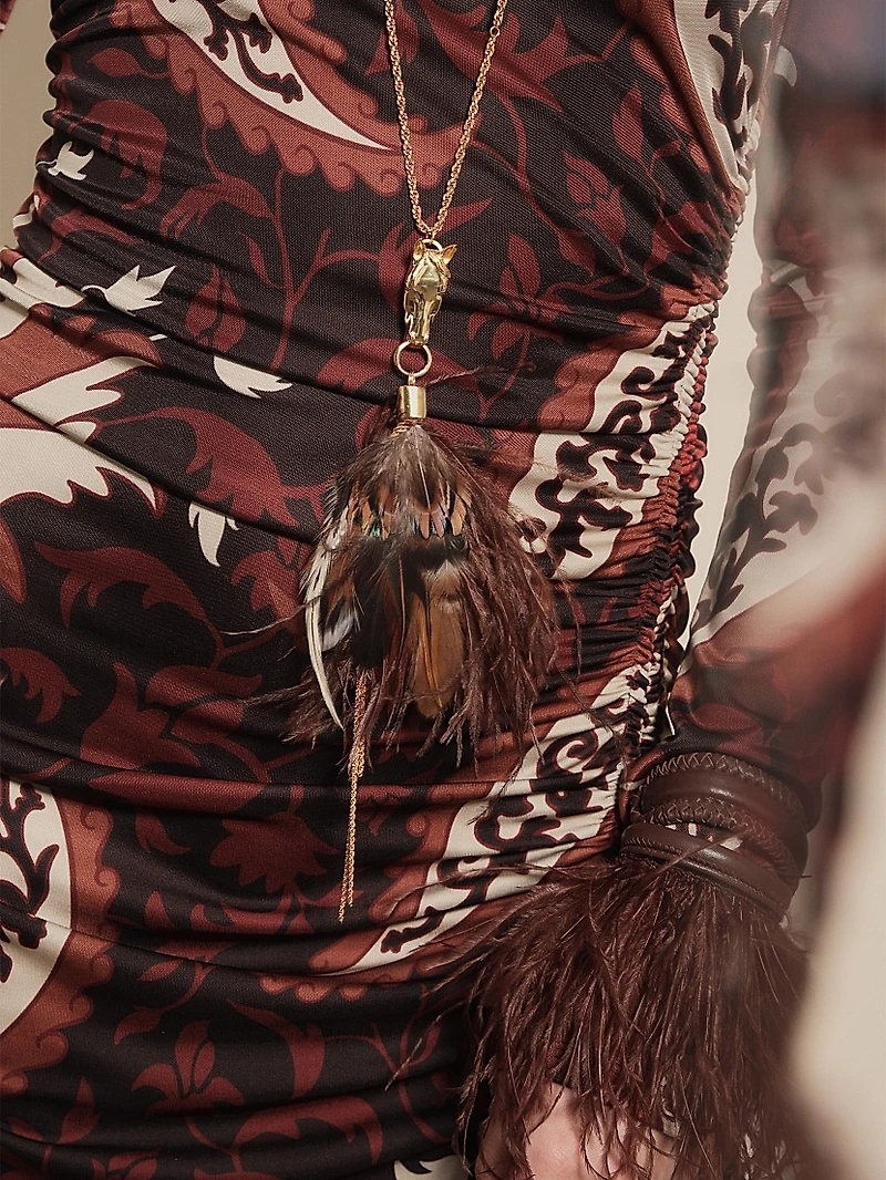 Candelaria Start Point Printed Jersey Maxi Dress