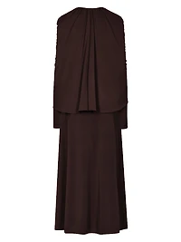 Candelaria Silent Solstice Ruched Maxi Dress