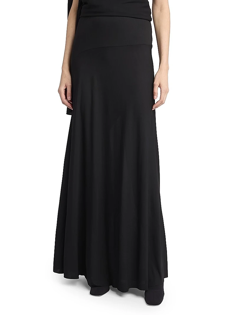 Mirla Drop-Waist Maxi Skirt