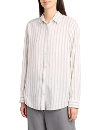 Eirlys Striped Silk Shirt