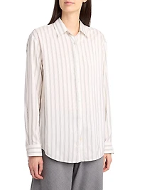 Eirlys Striped Silk Shirt