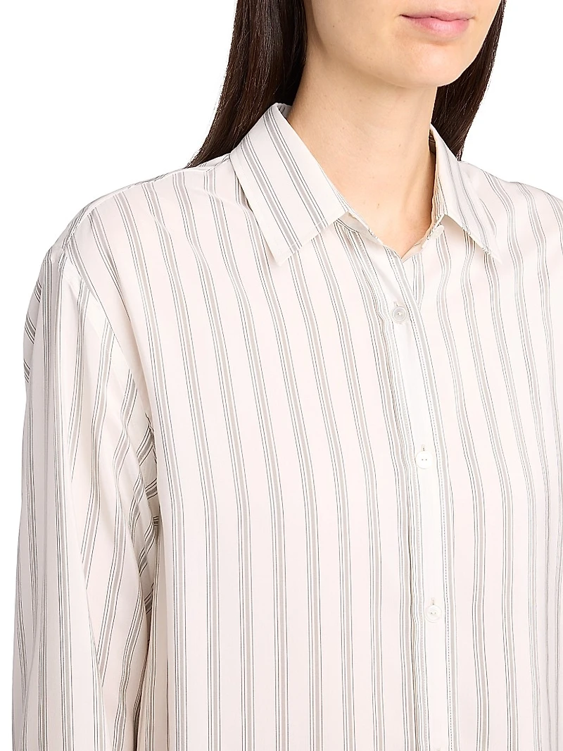 Eirlys Striped Silk Shirt
