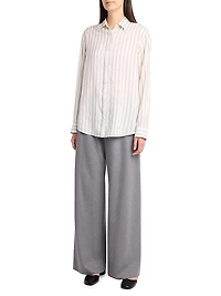 Eirlys Striped Silk Shirt