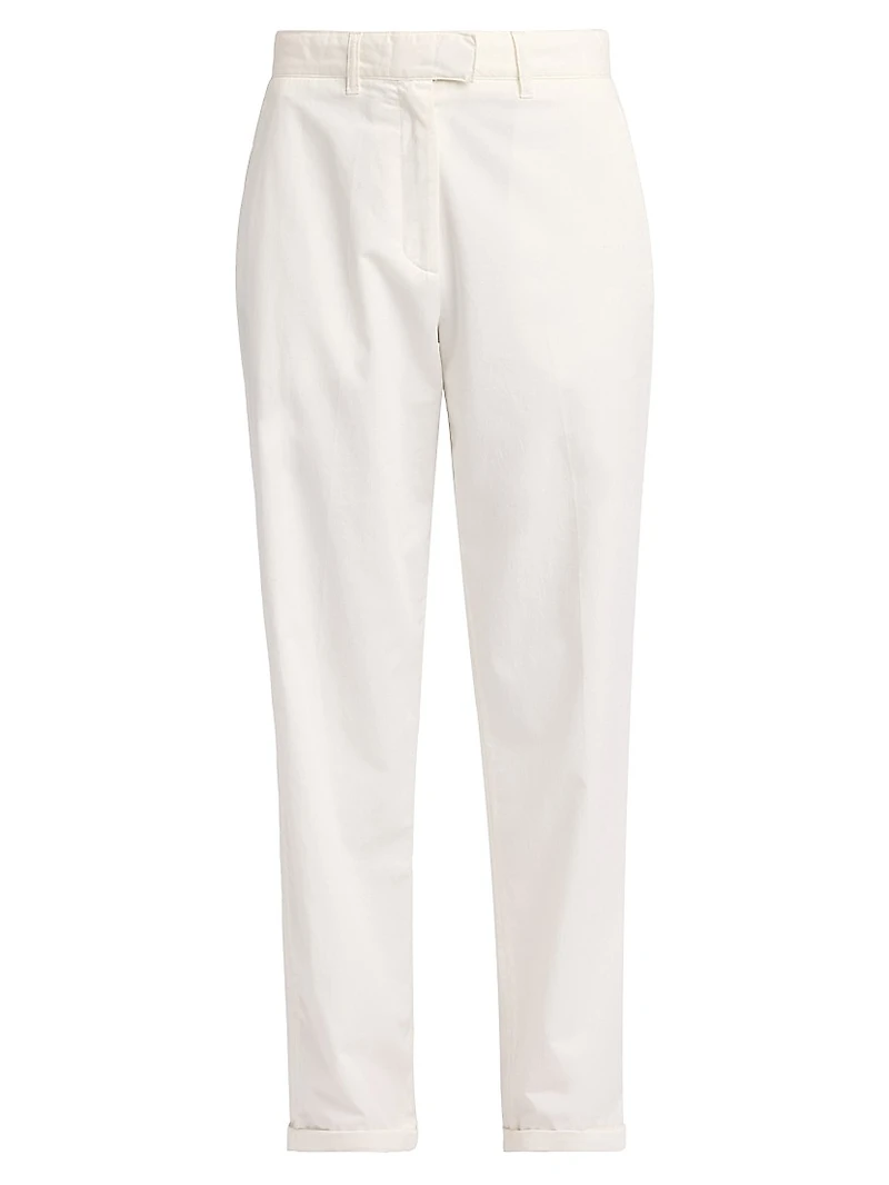 Neriah Cotton-Cashmere Straight Pants