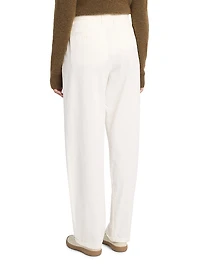 Neriah Cotton-Cashmere Straight Pants