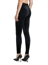 90s Logo Stretch Velvet Leggings