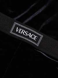 90s Logo Stretch Velvet Leggings