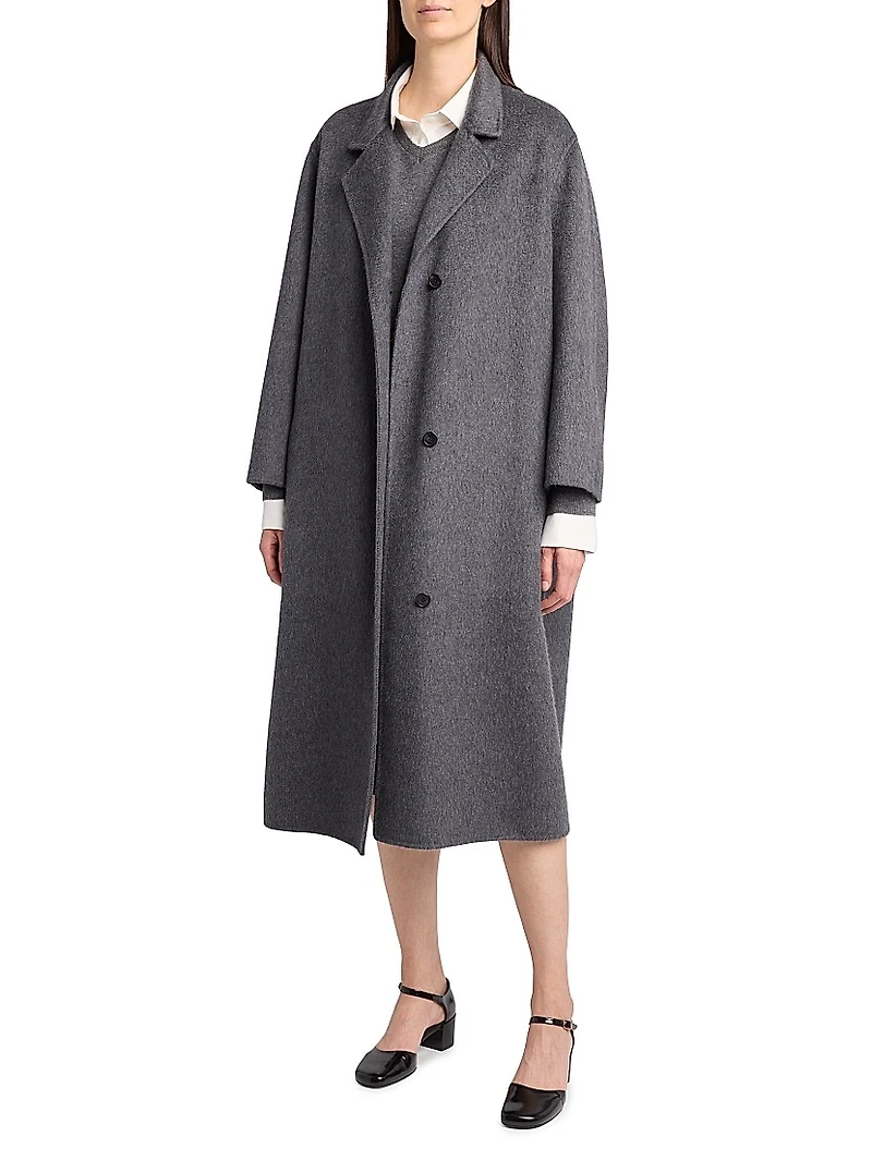 Hariet Virgin Wool-Cashmere Car Coat