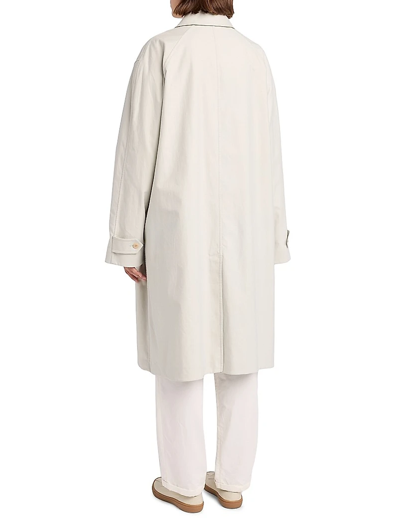 Pluma Cotton-Cashmere Overcoat
