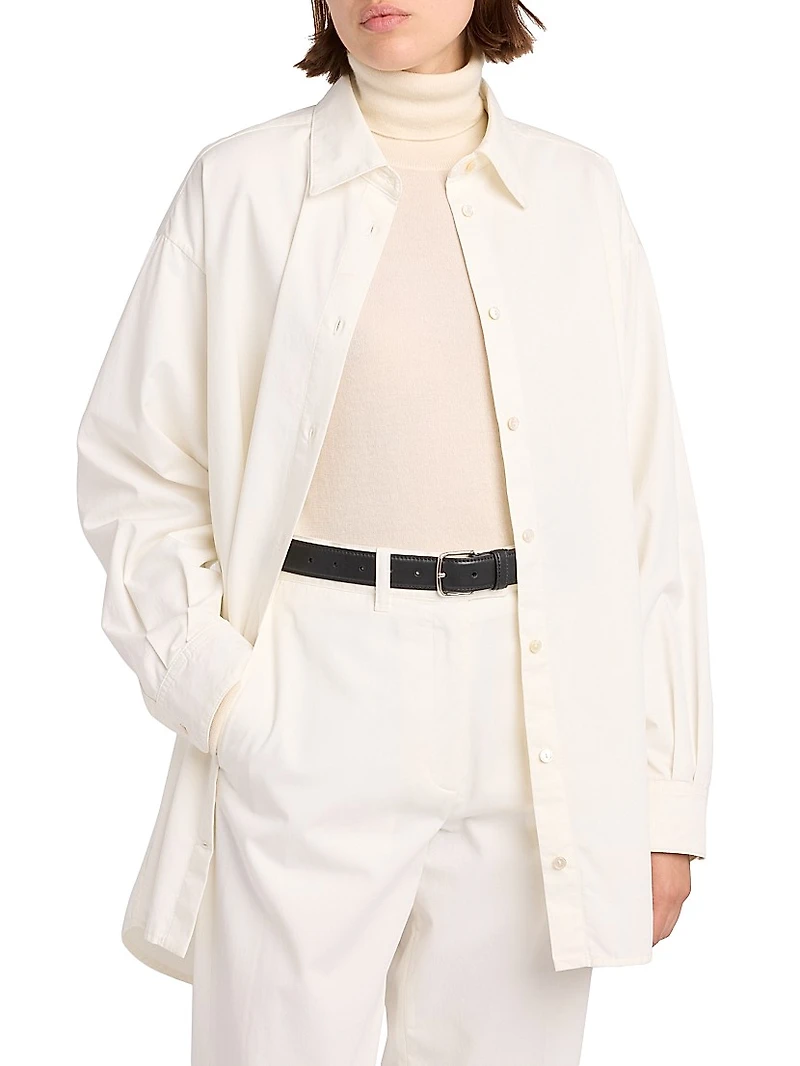 Luka Cotton-Cashmere Oversized Shirt