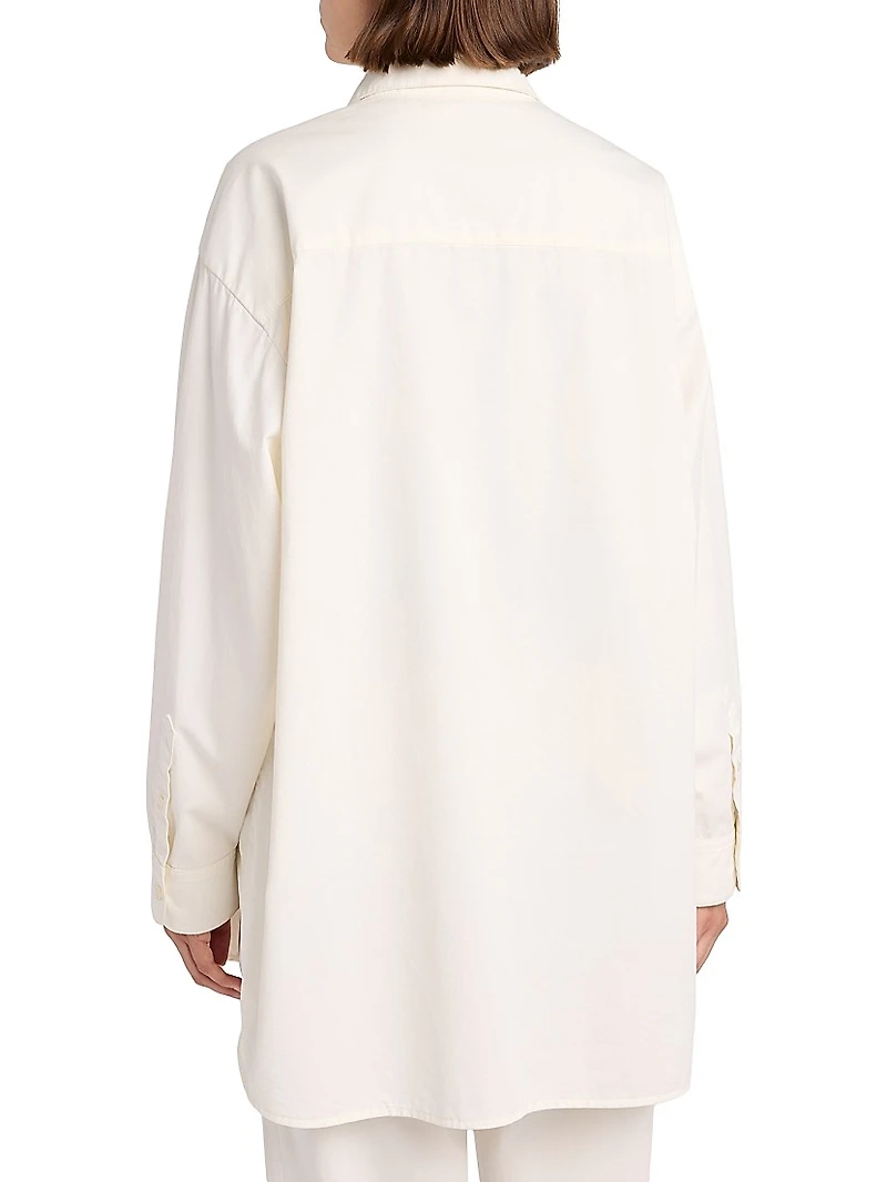 Luka Cotton-Cashmere Oversized Shirt
