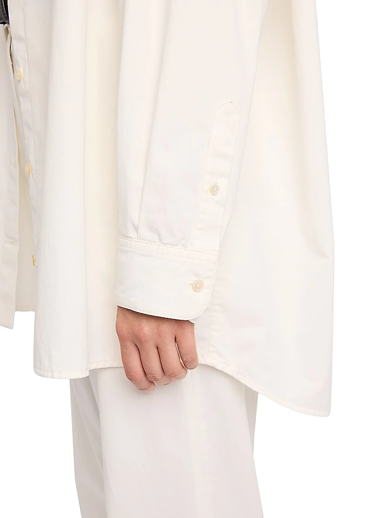 Luka Cotton-Cashmere Oversized Shirt