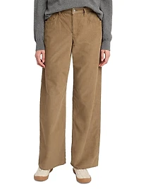 Eglitta Cotton Corduroy Straight-Leg Pants