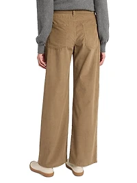 Eglitta Cotton Corduroy Straight-Leg Pants
