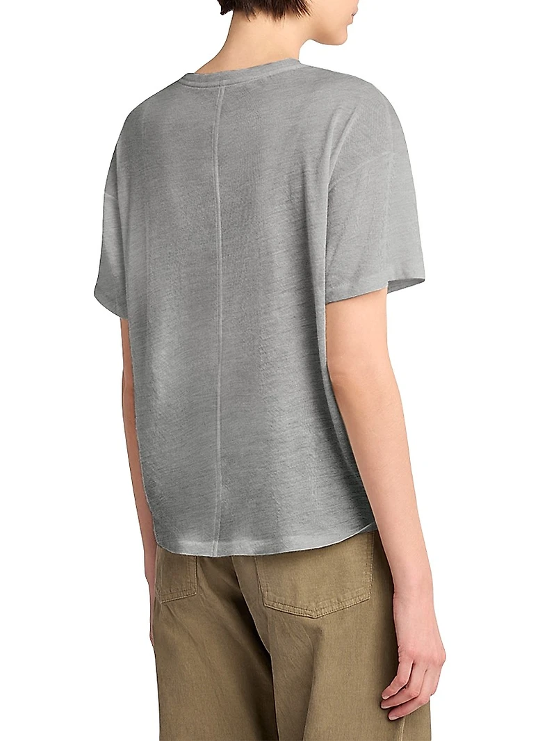 Lila Cashmere Crewneck Top