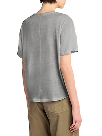 Lila Cashmere Crewneck Top