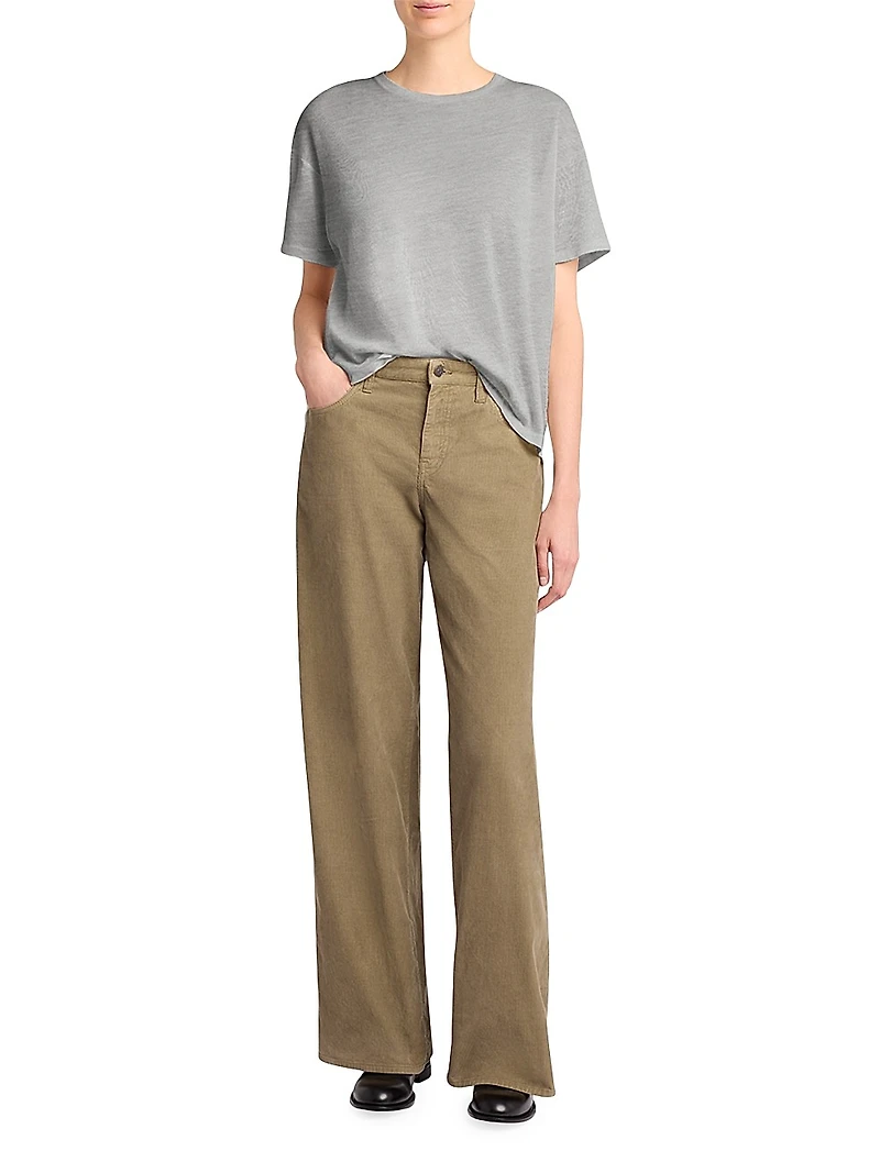 Lila Cashmere Crewneck Top