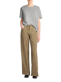 Lila Cashmere Crewneck Top