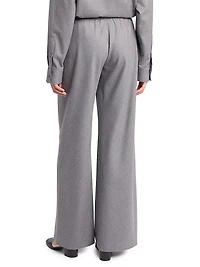 Gala Virgin Wool Wide-Leg Pants