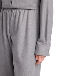 Gala Virgin Wool Wide-Leg Pants